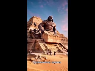 according to the version of artificial intelligence, it was in this way that the pyramids were built | @videfunny